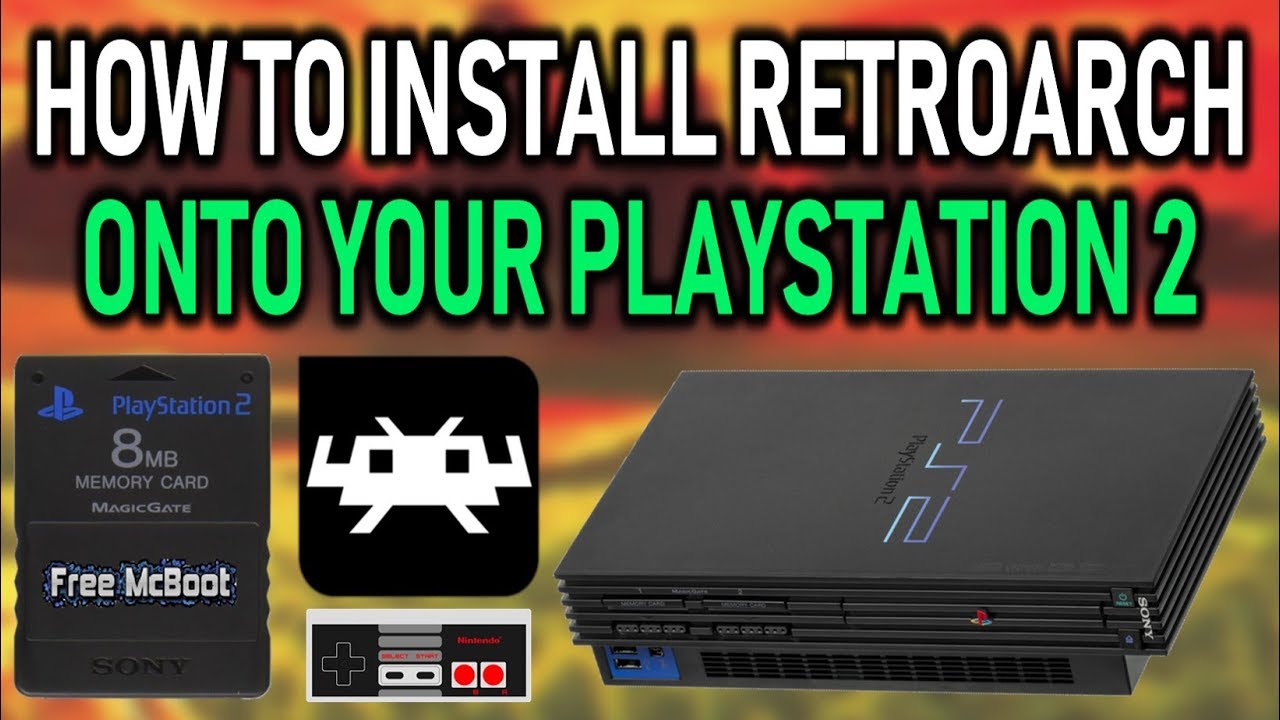 PS2] How To Install Retroarch! 