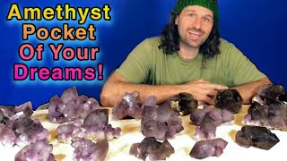 The Best Amethyst Pocket Ever Found! Purple  Mine Part 4