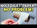 15 Alternatives for When There is No Toilet Paper