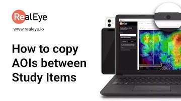 How to Copy AOIs Between Study Items in RealEye