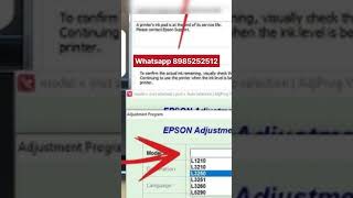 Epson L3250 red light blinking solution Hindi