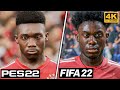 FIFA 22 vs eFootball 2022 - Bayern Munich Player Faces Comparison (4K)