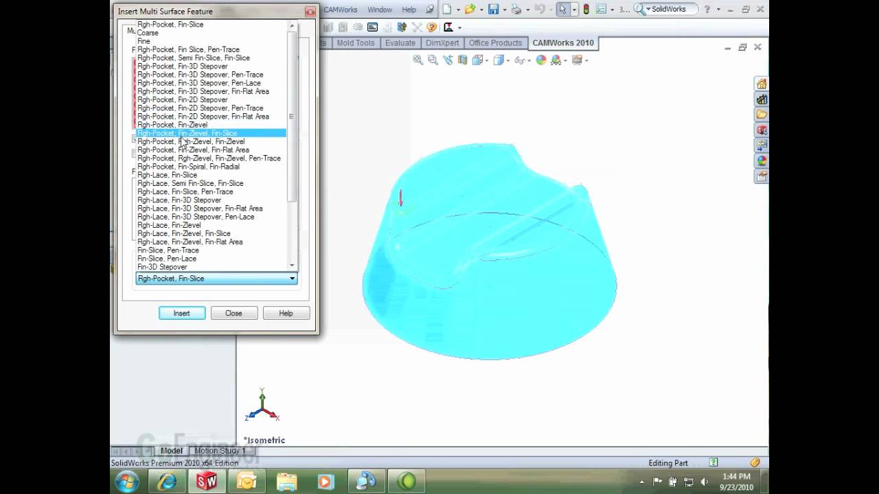 CAMWorks - Introduction to 3 Axis Machining Part 1 - YouTube