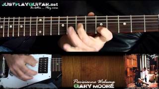 [ GARY MOORE - Parisienne Walkways ] how to play part 1/2 [ guitar cover ] chords