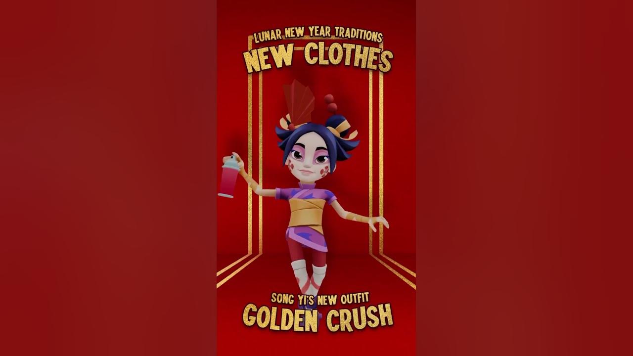 Song Yi has a brand new look just in time for lunar new year! #subwaysurfers