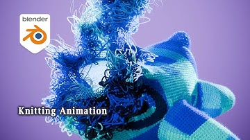 [Tut] Knitting on Surface - Blender 5.0+