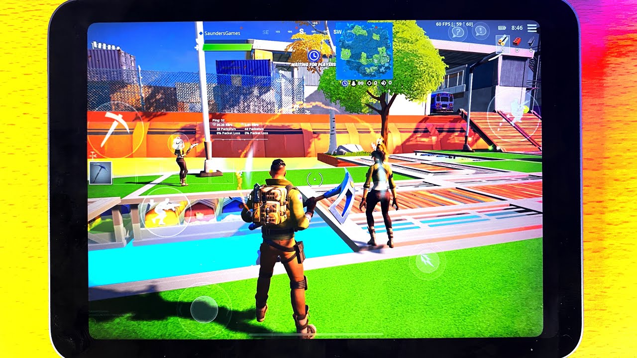 iPad mini 6 Fortnite Gameplay! [Fortnite Mobile] [2021 iPad Mini Gaming ...