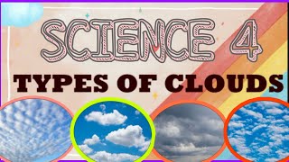 GRADE 4 TYPES OF CLOUDS | Stratus, Cirrus, Cumulus, Nimbus #science4 #sciencelesson