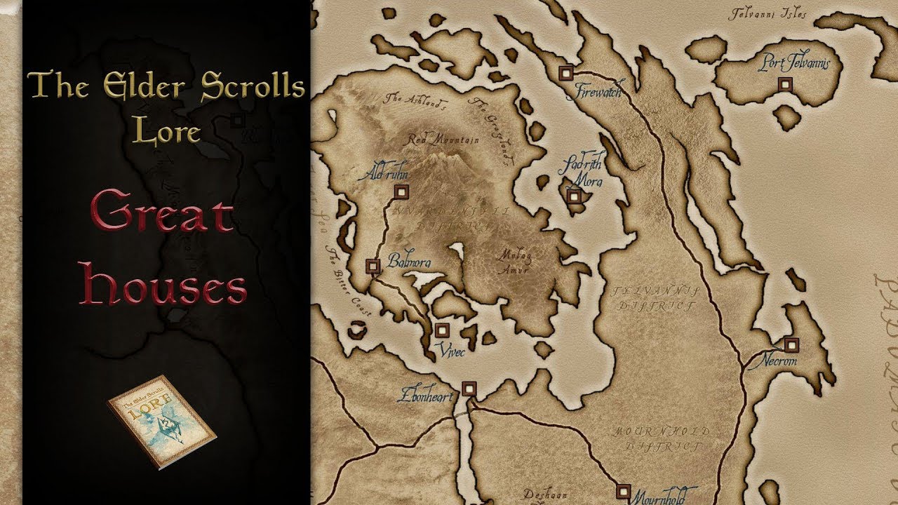 The Great Houses of Morrowind The Elder Scrolls Lore YouTube