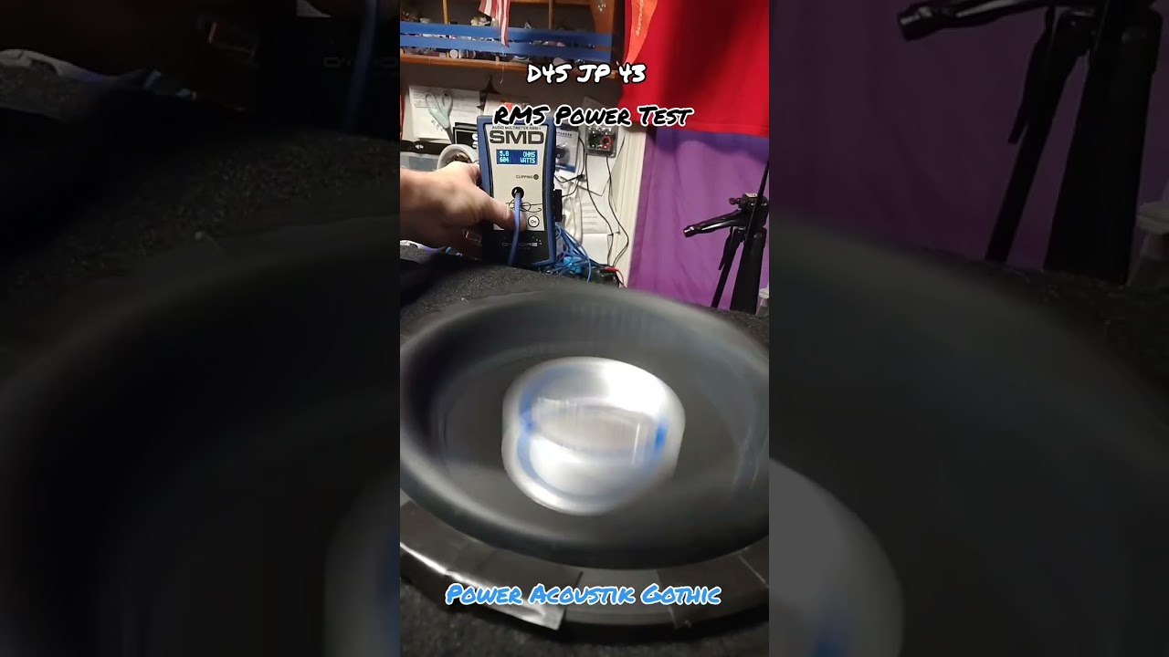 Power Acoustik Gothic 12 GW-124 Subwoofer RMS Dyno Flex Test