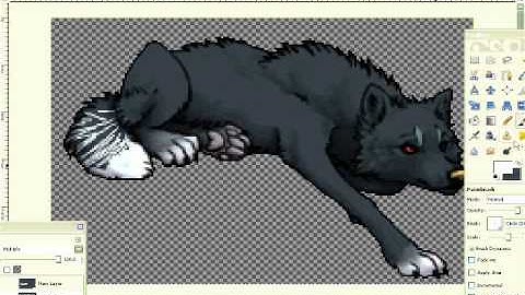 How to color poses on GIMP