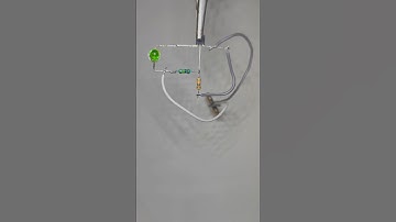 Not Gate Bc547 transistor circuit #electronic #circuit #bc547 #transistor #led #resistor #electronic