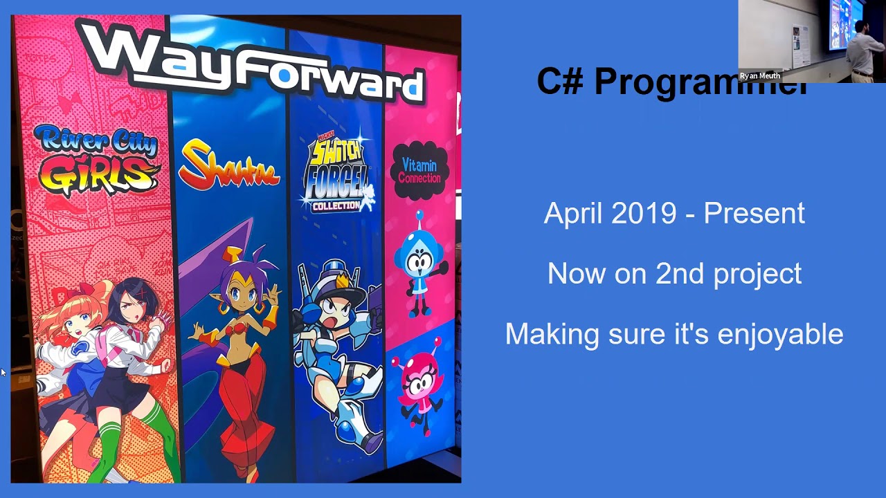 Capstone Seminar Series Scott Molt Video Game Industry Experience