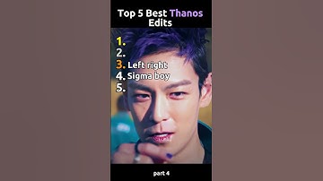 Top 5 Best Thanos Edits (Part 4) | Squid Game 2 #squidgame2 #squidgame #edit