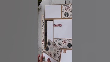 Not So Mini Album Christmas 11 x 11 DIY Scrapbook! #minialbum #minialbumtutorial