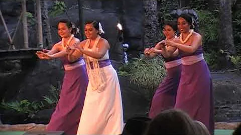 Luau Dancers and the Polynesian Cultural Center in Oahu Hawaii