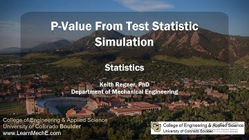 P-Value From Test Statistic Simulation