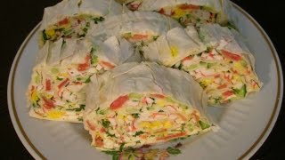 Как приготовить ЛАВАШ - рулет с НАЧИНКОЙ Как приготовить ЛАВАШ - рулет с НАЧИНКОЙ