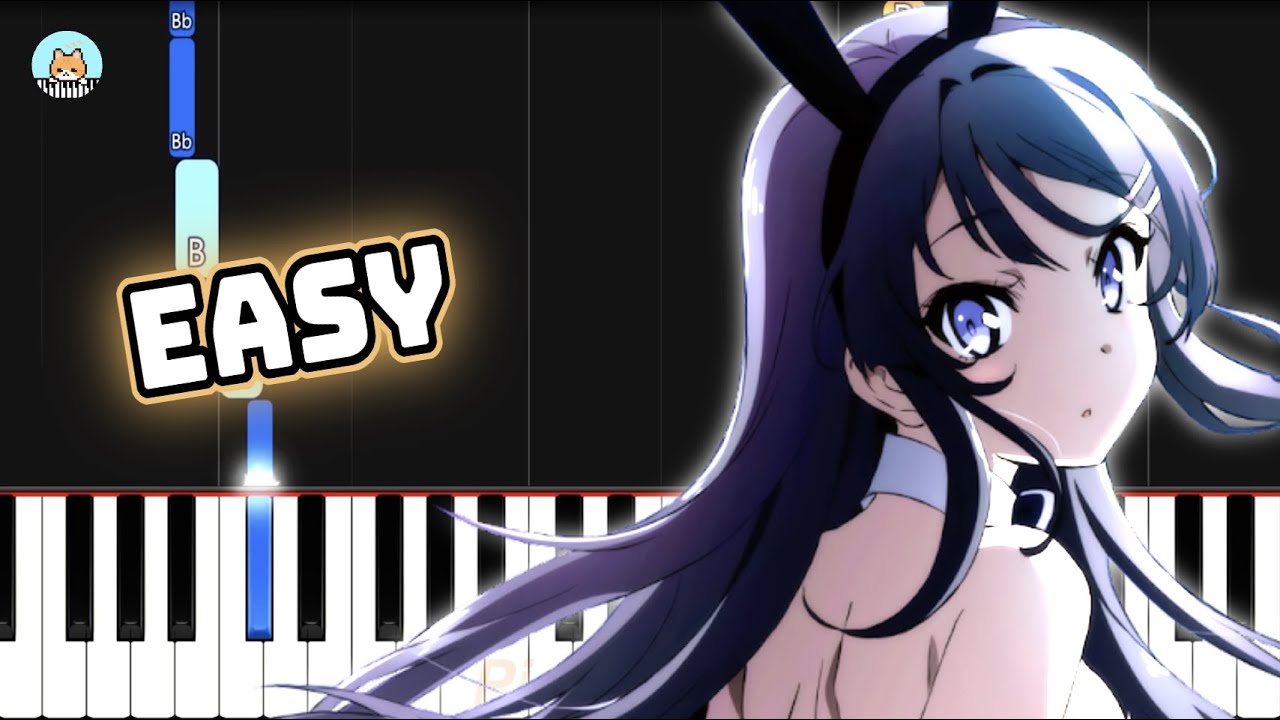 Seishun Buta Yarou wa Bunny Girl Senpai no Yume wo Minai ED Piano -  Fukashigi no Carte - piano tutorial