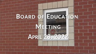 Austintown's Board of Education Meeting from April 28, 2022
