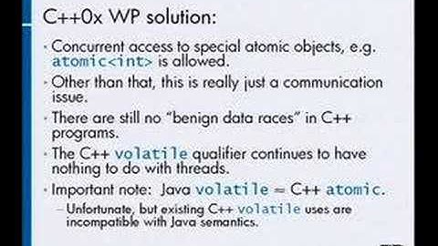 Getting C++ Threads Right