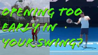 Opening Too Early in the Swing?