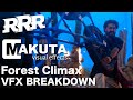 RRR - Climax Forest Fight - Ram Charan &amp; Jr NTR / Visual Effects Breakdown.