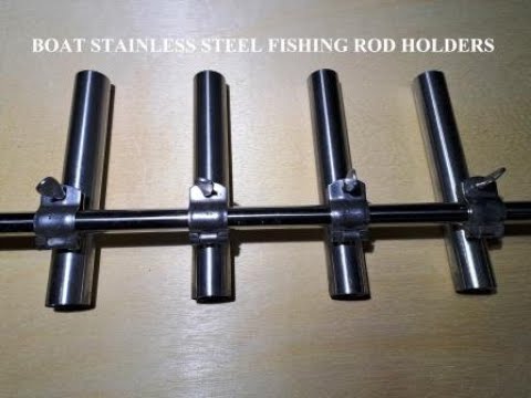 HOW TO MAKE YOUR BOAT FISHING ROD HOLDERS, DIY 
