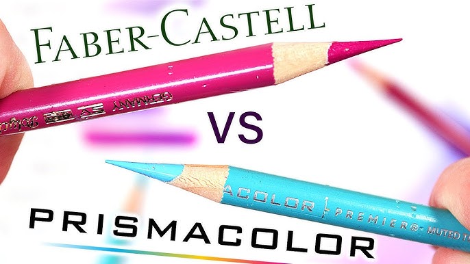 Prismacolor Vs Faber Castell Polychromos colored pencils w/ Lachri