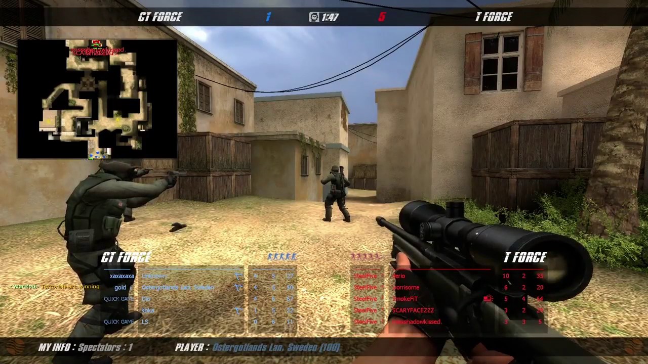 ClanWar SteelFive vs QUICK GAME (1st map de_tuscan)