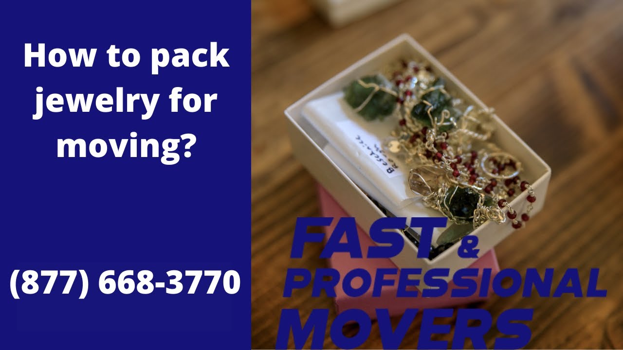 How to pack jewelry for moving? YouTube