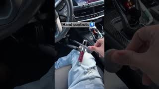 Hand controls to drive #spinalcordinjury #paraplegic #wheelchair