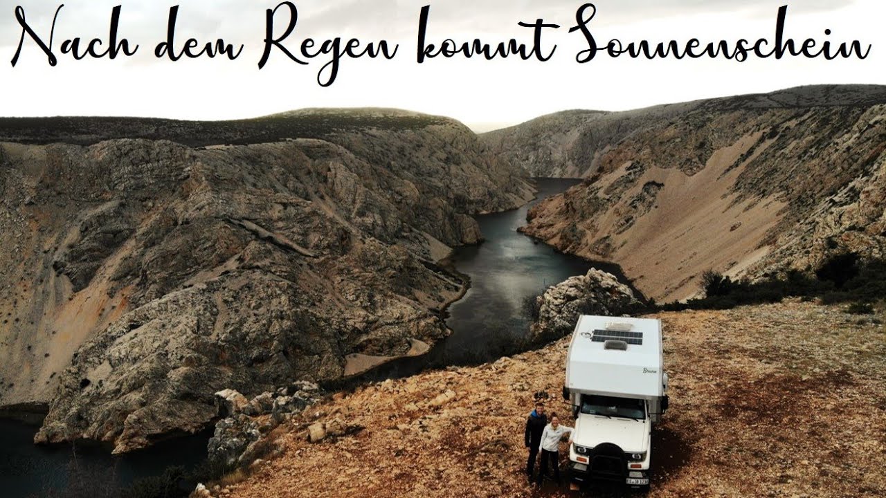 Im Winnetou Land, an den Krka Wasserfällen und in Zadar - Kroatien im Januar mit dem Camper