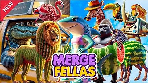 MERGE FELLAS ITALIAN BRAINROT GAMEPLAY WALKTHROUGH REACHING MAX LEVEL x2 BRAINROT ALL BOSSEs