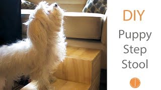 DIY Puppy step stool