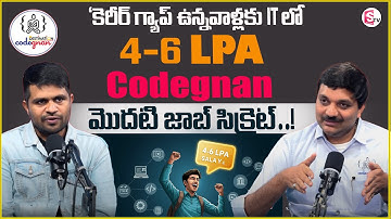 Codegnan : "How to Land Your First IT Job After a Career Gap – 4-6 LPA Guide"