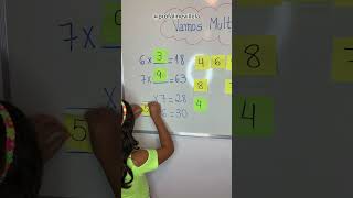 DICA PARA TRABALHAR A MULTIPLICAÇÃO/ TABUADA LÚDICA/MATEMÁTICA DIVERTIDA