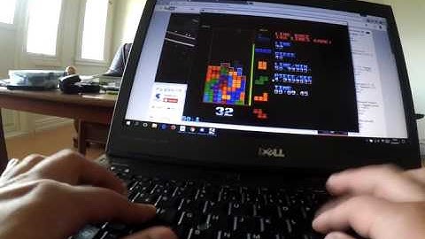 【Nullpomino】 Tetris Sprint 23.38 seconds (Handcam view) by z2sam
