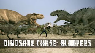 T-Rex Chase - Bloopers Part 4 \& 5 #Dinosaur