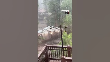 Video: Home washes away during floods in New Mexico
