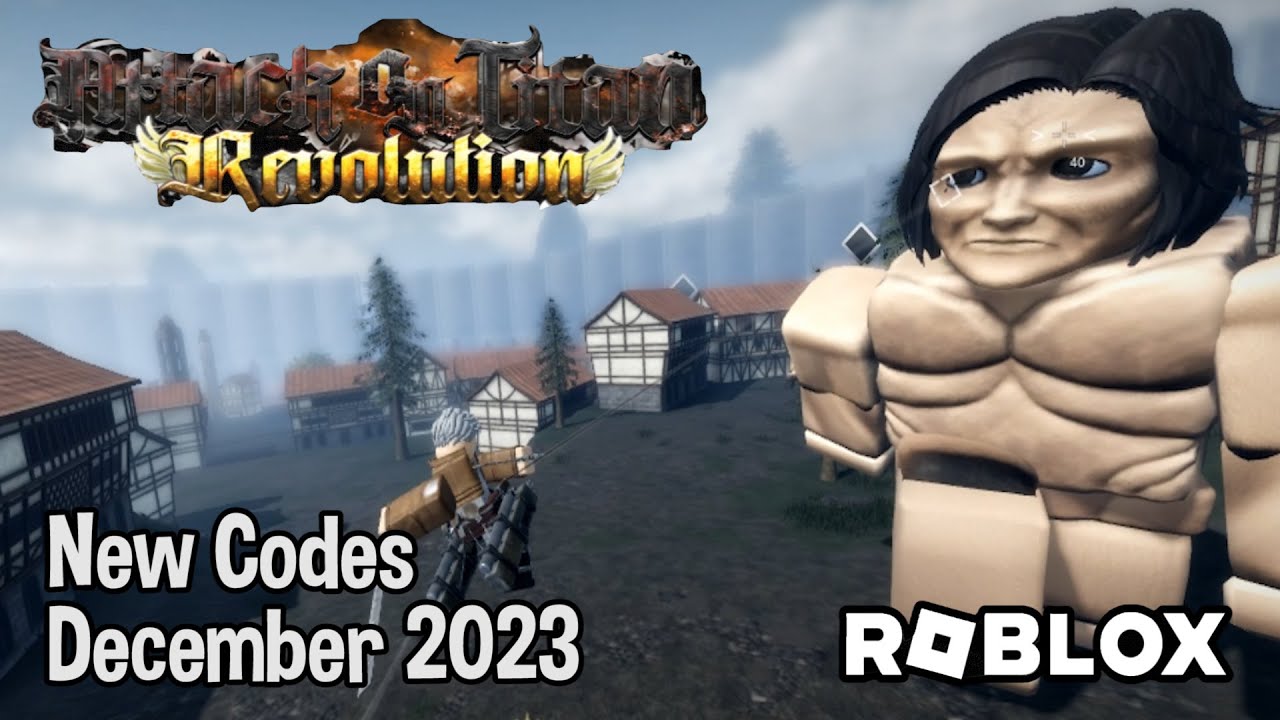 Attack on Titan Revolution codes December 2023