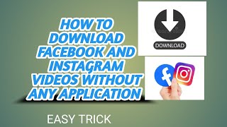 HOW TO DOWNLOAD VIDEOS FROM FACEBOOK AND INSTAGRAM WITHOUT ANY APPLICATION screenshot 5