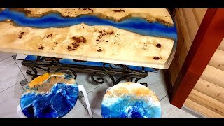 RESIN ART! Не выбрасывайте старую мебель! Как отреставрировать старую мебель -  в дизайнерскую