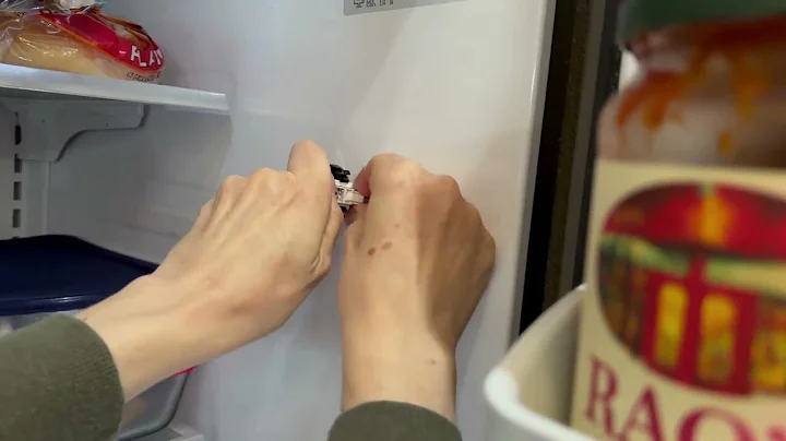 How To Change A Lightbulb In A GE French Door Refrigerator Model #GYE22HMKEES