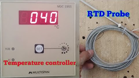 How to set temperature controller | RTD Probes & Temperature Sensors | RTD detector | rtd wiring
