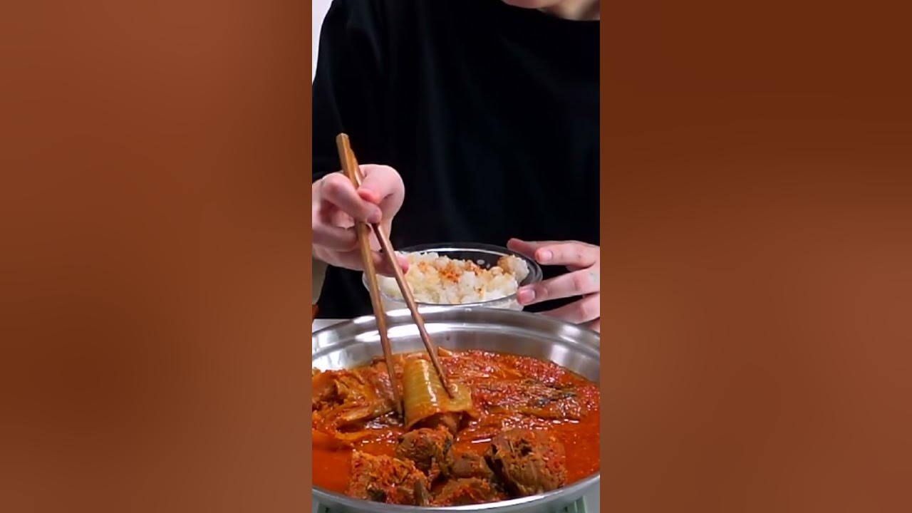 돼지고기 김치찌개 먹방 Pork Kimchi Stew mukbang shorts YouTube