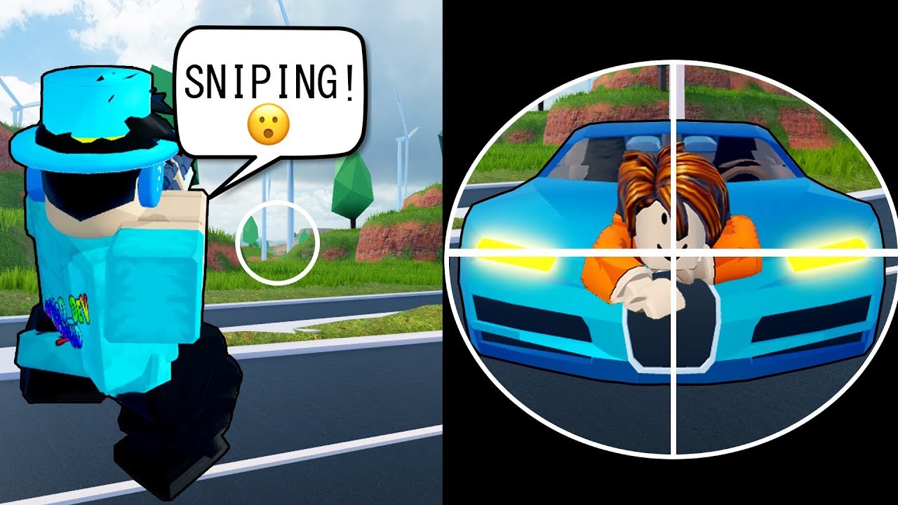 Jailbreak New Sniper New Car Roblox Youtube - epic battles in new cars roblox jailbreak minecraftvideos tv