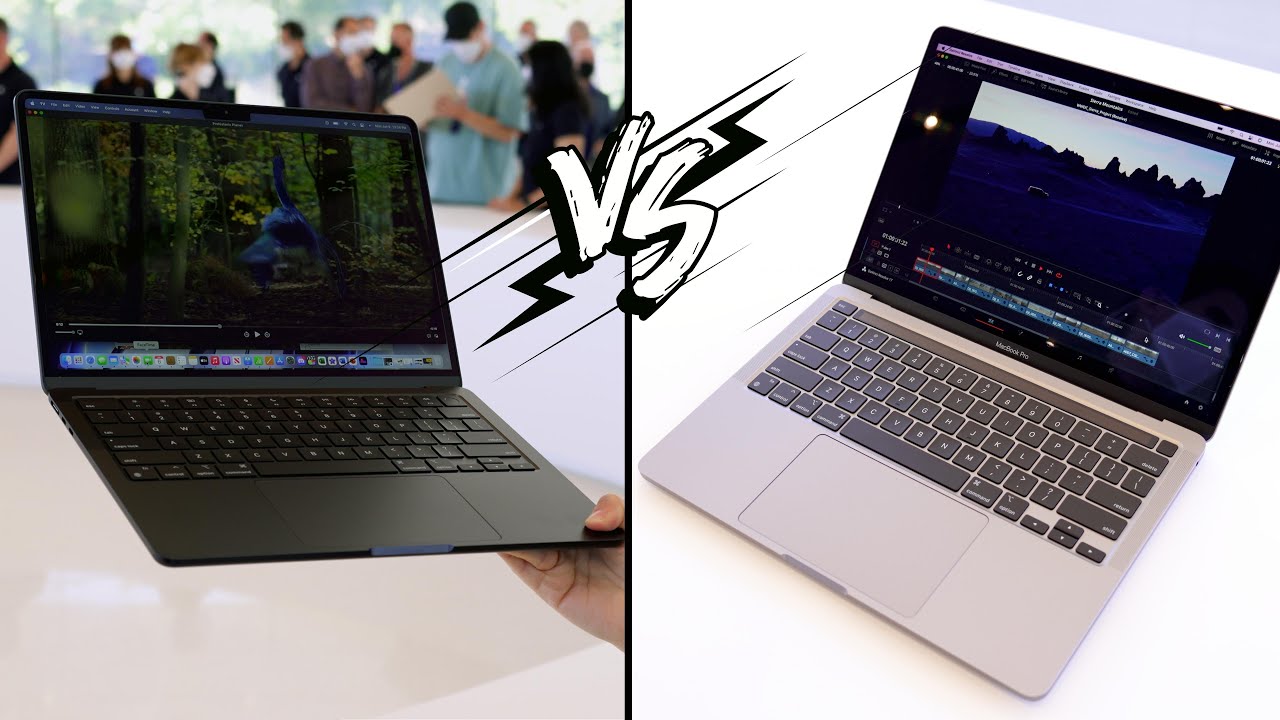 M2 MacBook Air vs M2 MacBook Pro 13 - The Easy Choice! - YouTube