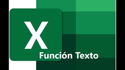 Excel. Píldoras Formativas: Función Texto