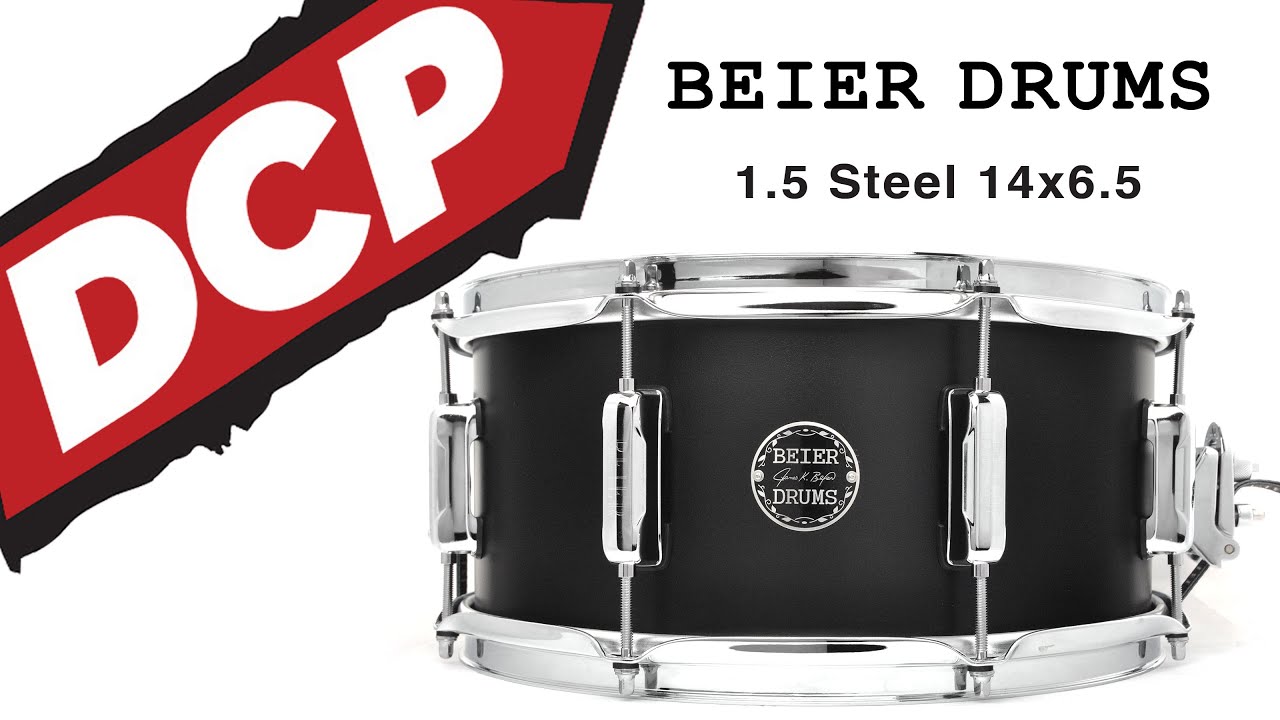 Video Demo Beier 1.5 Steel Snare Drum 14x6.5